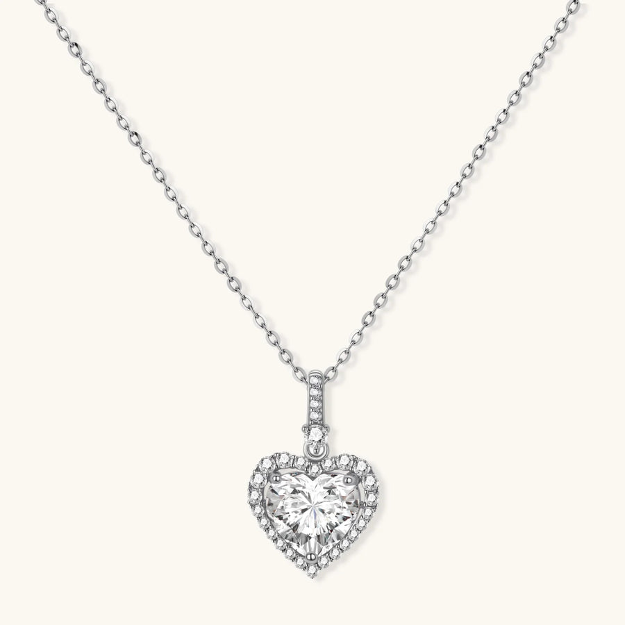 Heart of Light Moissanite Necklace