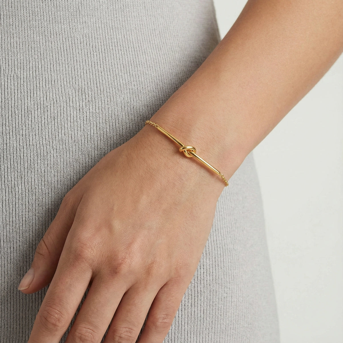 Twisted Knot Bar Bracelet, view 4