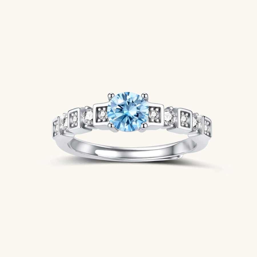 Skyline Moissanite Ring