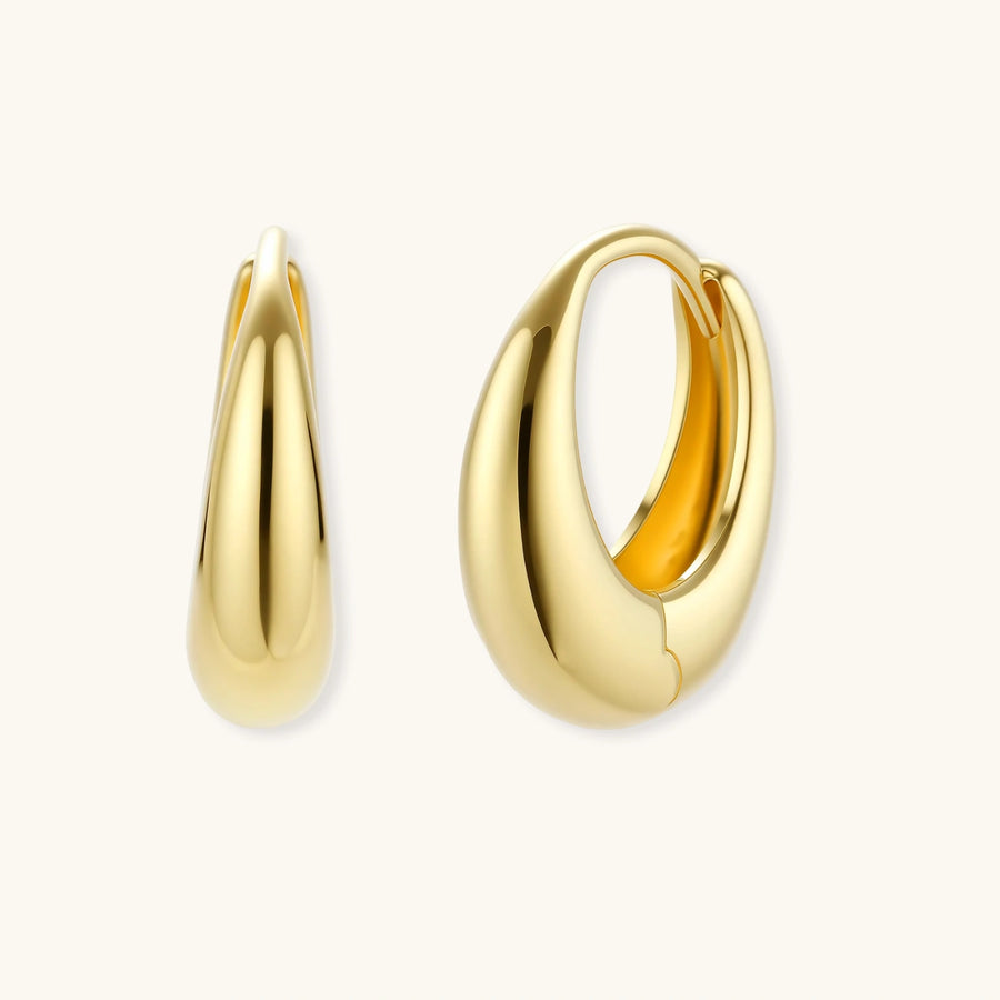 Chunky Huggie Hoops